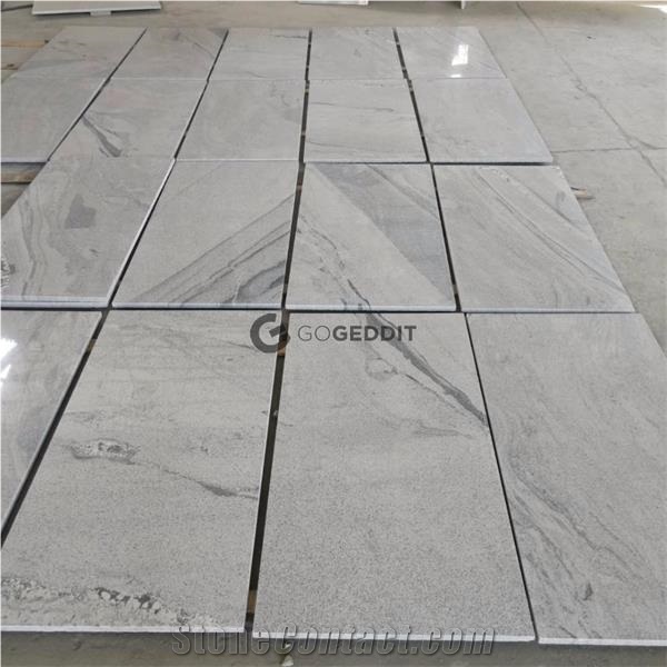 Viscont White Granite Tiles Flamed