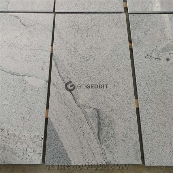 Viscont White Granite Tiles Flamed