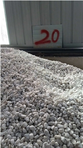 Natural White Dolomite Pebble and Cobble Stone