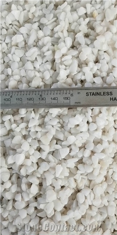 Natural White Dolomite Pebble and Cobble Stone