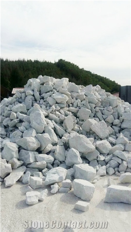 Natural White Dolomite Pebble and Cobble Stone