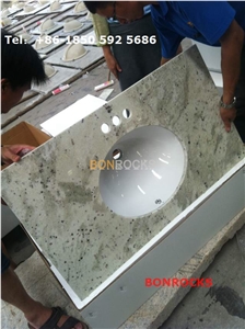 Andromeda White Granite Vanity Tops