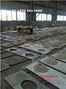 Andromeda White Granite Vanity Tops