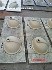 Andromeda White Granite Vanity Tops