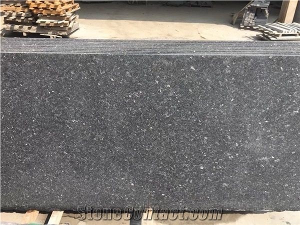 Angola Black Granite Water Jet Surface