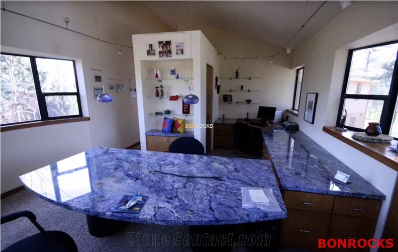 Azul Bahia Blue Granite Table Tops