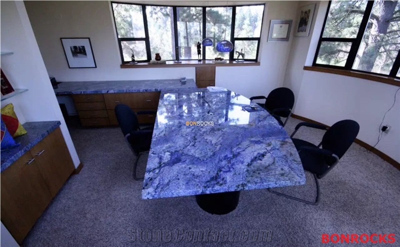 Azul Bahia Blue Granite Table Tops