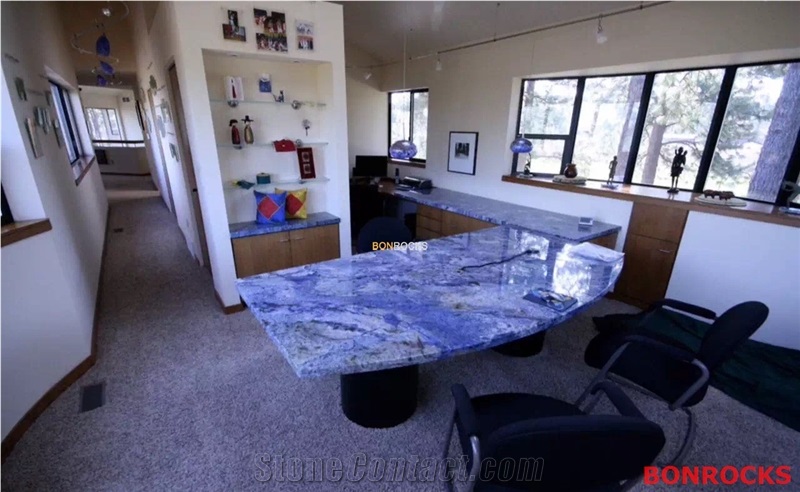 Azul Bahia Blue Granite Table Tops