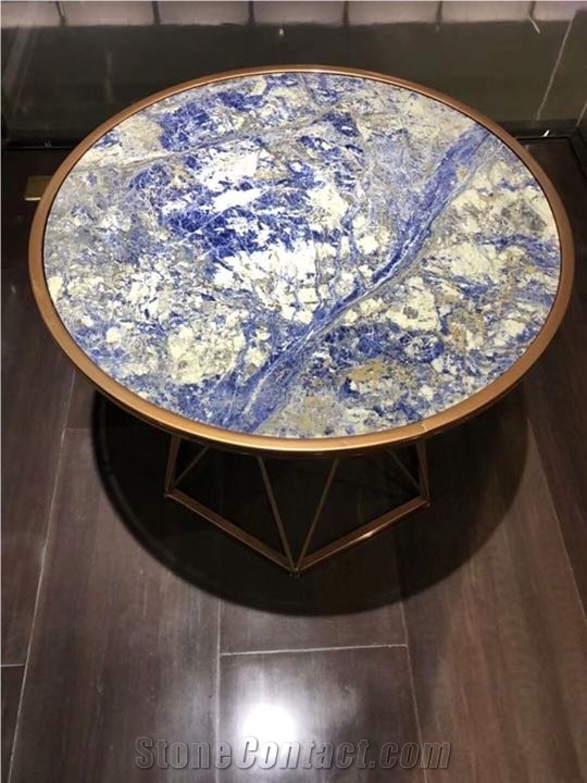 Azul Bahia Blue Round Table Tops