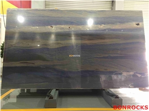 Azul Macaubas Sky Blue Quartzite Polished Slab