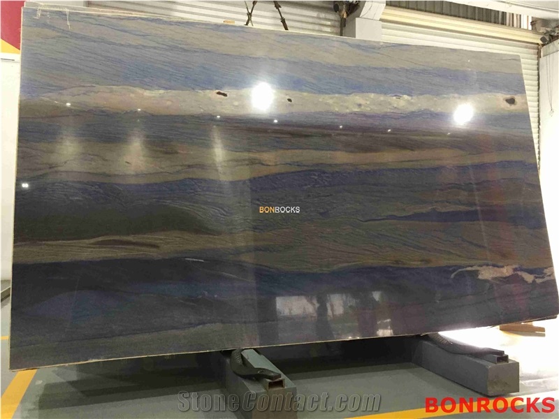 Azul Macaubas Sky Blue Quartzite Polished Slab