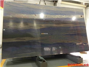 Azul Macaubas Sky Blue Quartzite Polished Slab