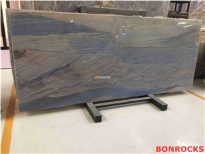 Azul Macaubas Sky Blue Quartzite Polished Slab