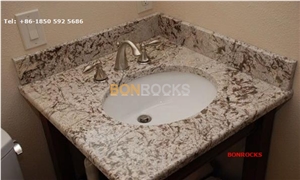 Bianco Antico White Granite Vanity Tops