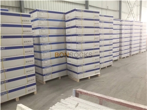 Bianco Carrara Marble Vanity Tops for Supermarket