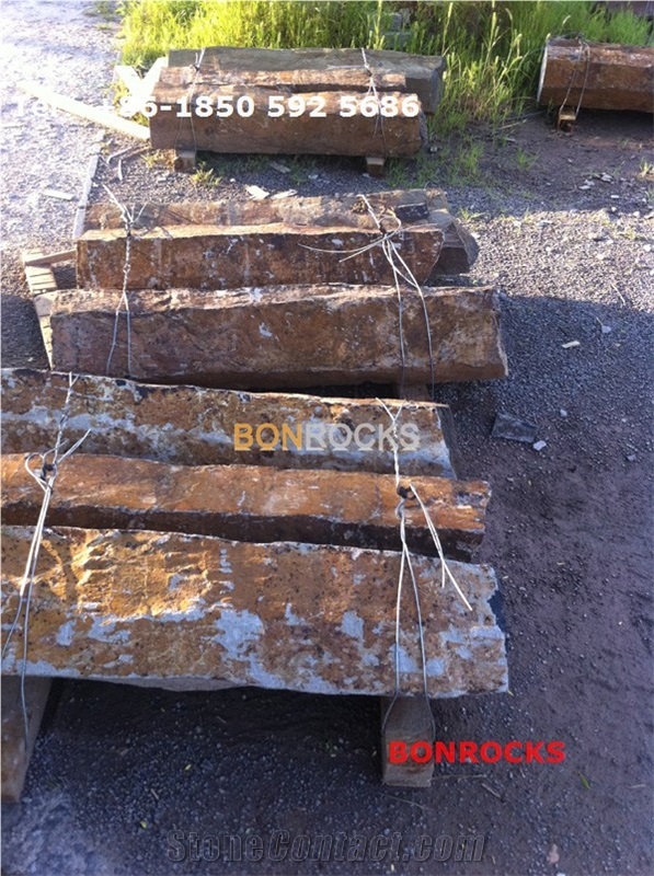 Black Basalt Blocks Columns