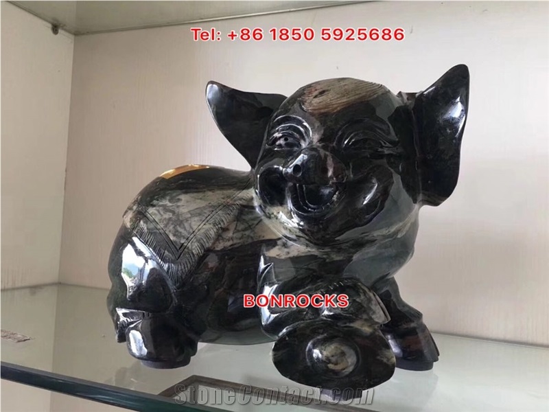 Black Jade Pig