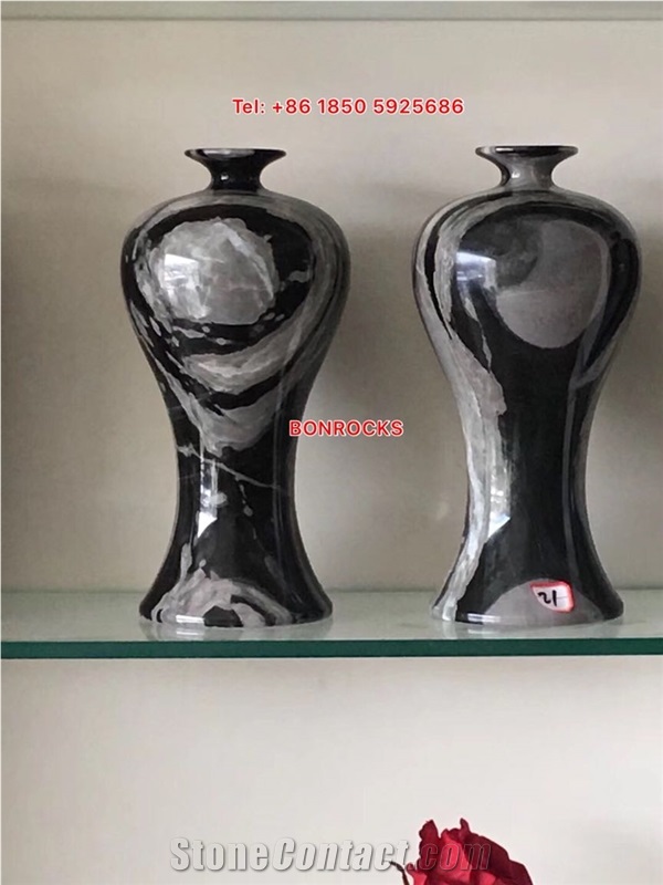 Black Jade Vase