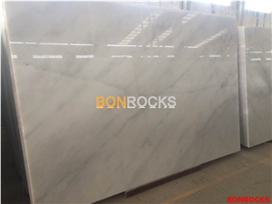 China Bianco Carrara White Marble Slabs