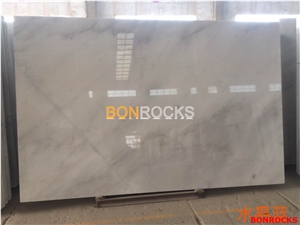 China Bianco Carrara White Marble Slabs