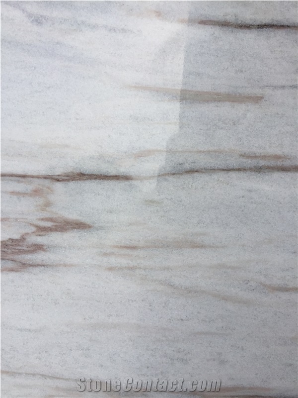 China Palissandro Bianco White Marble Slabs