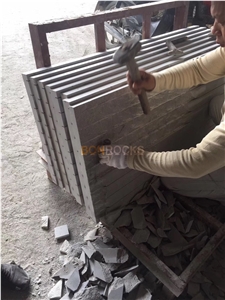 Cinderella Grey Marble Split Facade Tiles