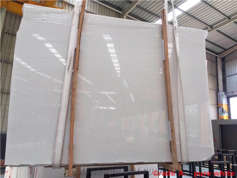 Crystal White Marble Polished Slab