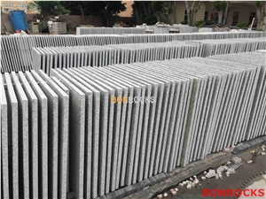 G623 China Bianco Sardo Granite Flamed Tiles