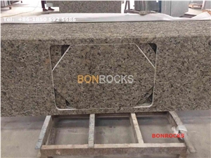 Golden Butterfly Beige Granite Countertops