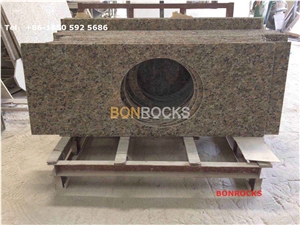 Golden Butterfly Beige Granite Vanity Tops