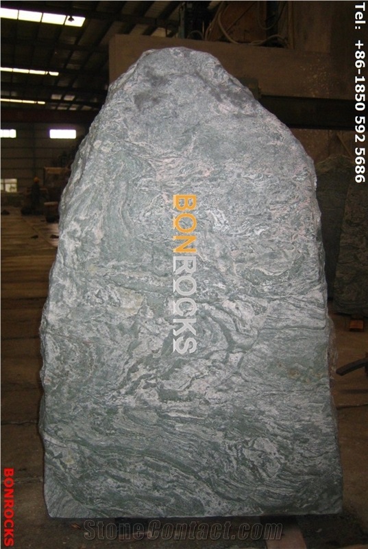 Green Jade Granite Natural Monument and Headstone