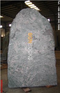 Green Jade Granite Natural Monument and Headstone