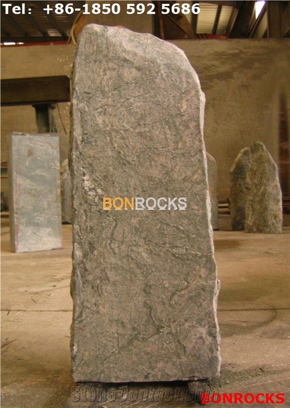 Green Jade Granite Natural Monument and Headstone