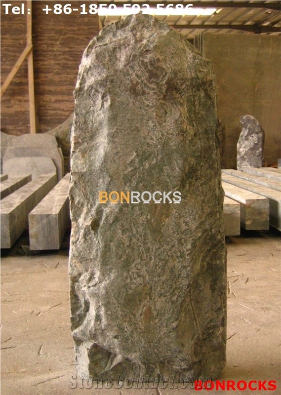 Green Jade Granite Natural Monument and Headstone