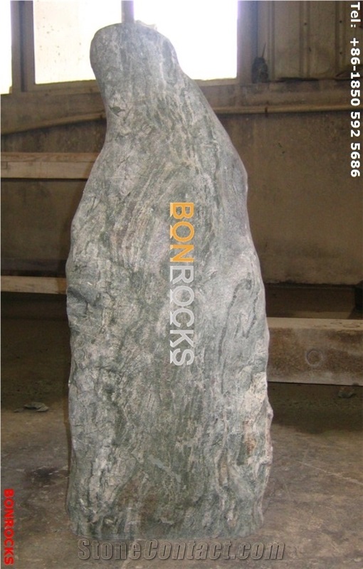 Green Jade Granite Natural Monument and Headstone