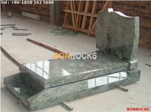 Green Jadeite Granite Monument and Tombstone