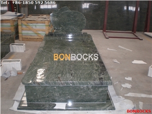 Green Jadeite Granite Monument and Tombstone