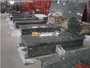 Green Jadeite Granite Monument and Tombstone
