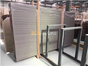 Grey Wooden Sandstone Polished Slab