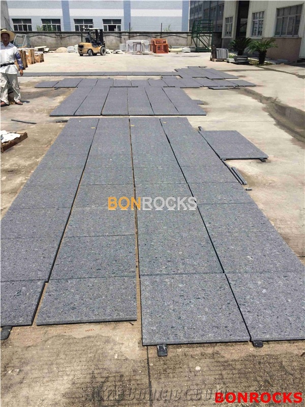 Iron Grey Granite Honed Tiles
