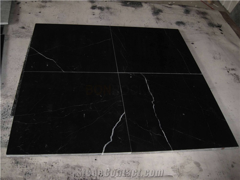 Nero Marquina Marble Tiles