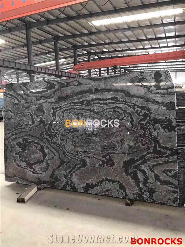 New Obama Wooden Tobacco Brown Marble Slab
