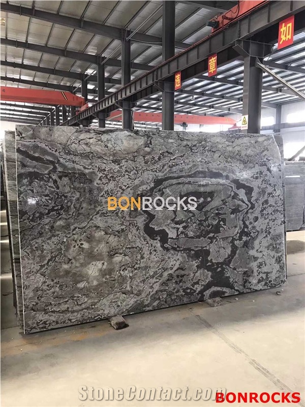New Obama Wooden Tobacco Brown Marble Slab