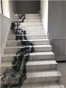 Panda White Marble Steps