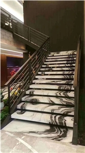 Panda White Marble Steps
