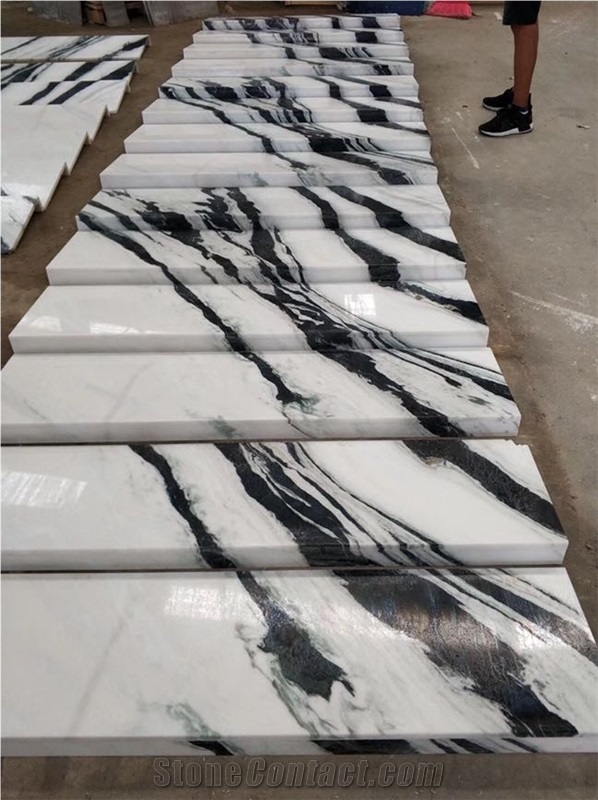 Panda White Marble Steps