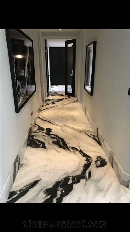 Panda White Marble Steps