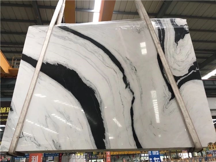 Panda White Marble Table Tops