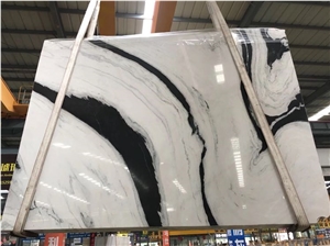 Panda White Marble Table Tops