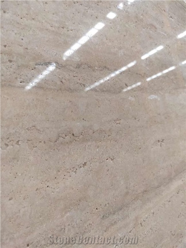 Rome Beige Travertine Slab and Block